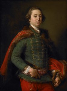 Portret van John Woodyeare, 1750